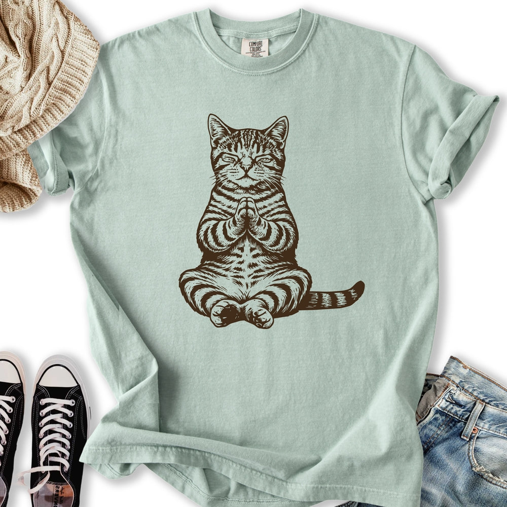 Prayer Cat - Adult & Kids T-Shirts, Sweatshirts & Hoodies apparel design preview 2