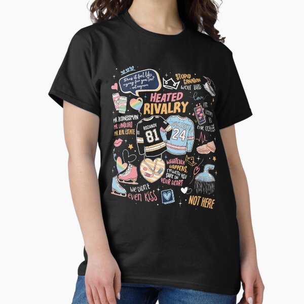 Heated Rivalry Romance Hollanov Couple Book Hockey - Adult & Kids T-Shirts, Sweatshirts & Hoodies apparel design preview 1