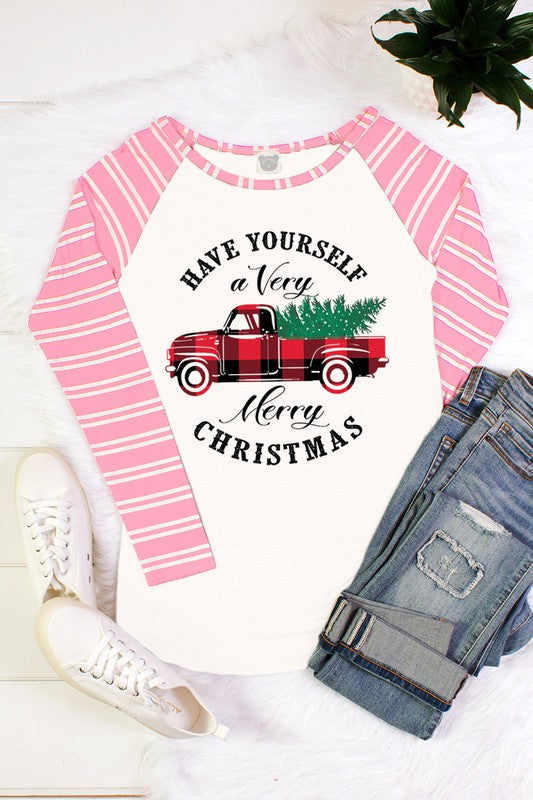 SALE Have Yourself a Very Merry Christmas Truck - Adult & Kids T-Shirts, Sweatshirts & Hoodies apparel design preview 1
