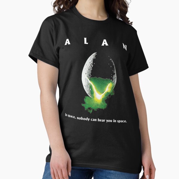 Alan In Space Nobody Can Hear You - Adult & Kids T-Shirts, Sweatshirts & Hoodies apparel design preview 1