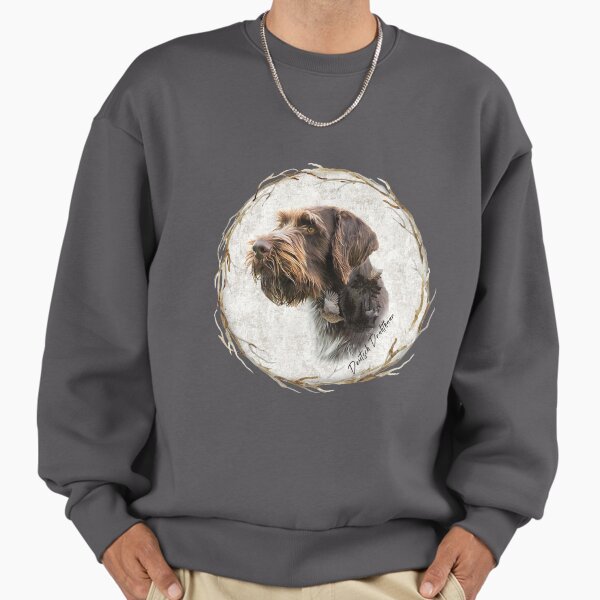 German Wirehaired Pointer's thoughts - Adult & Kids T-Shirts, Sweatshirts & Hoodies apparel design preview 1