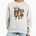 Autumn Patchwork Highland Cow - Adult & Kids T-Shirts, Sweatshirts & Hoodies apparel design preview 1