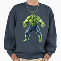 The very strong amazing green superhero - Adult & Kids T-Shirts, Sweatshirts & Hoodies apparel design preview 1