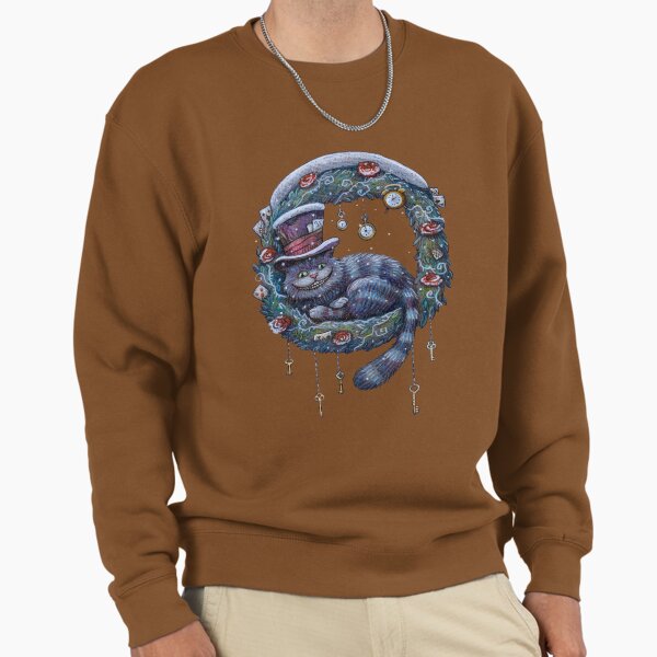 Alice Cheshire Cat Christmas - Adult & Kids T-Shirts, Sweatshirts & Hoodies apparel design preview 1