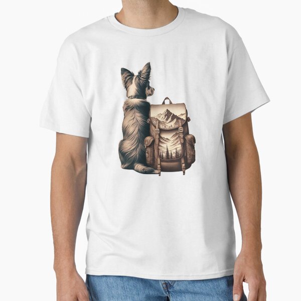 Adventure Waiting Dog Backpack - Adult & Kids T-Shirts, Sweatshirts & Hoodies apparel design preview 1