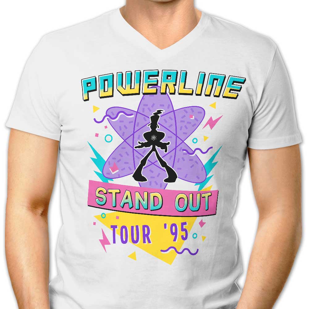 95' World Tour Men's V-Neck - Adult & Kids T-Shirts, Sweatshirts & Hoodies apparel design preview 1