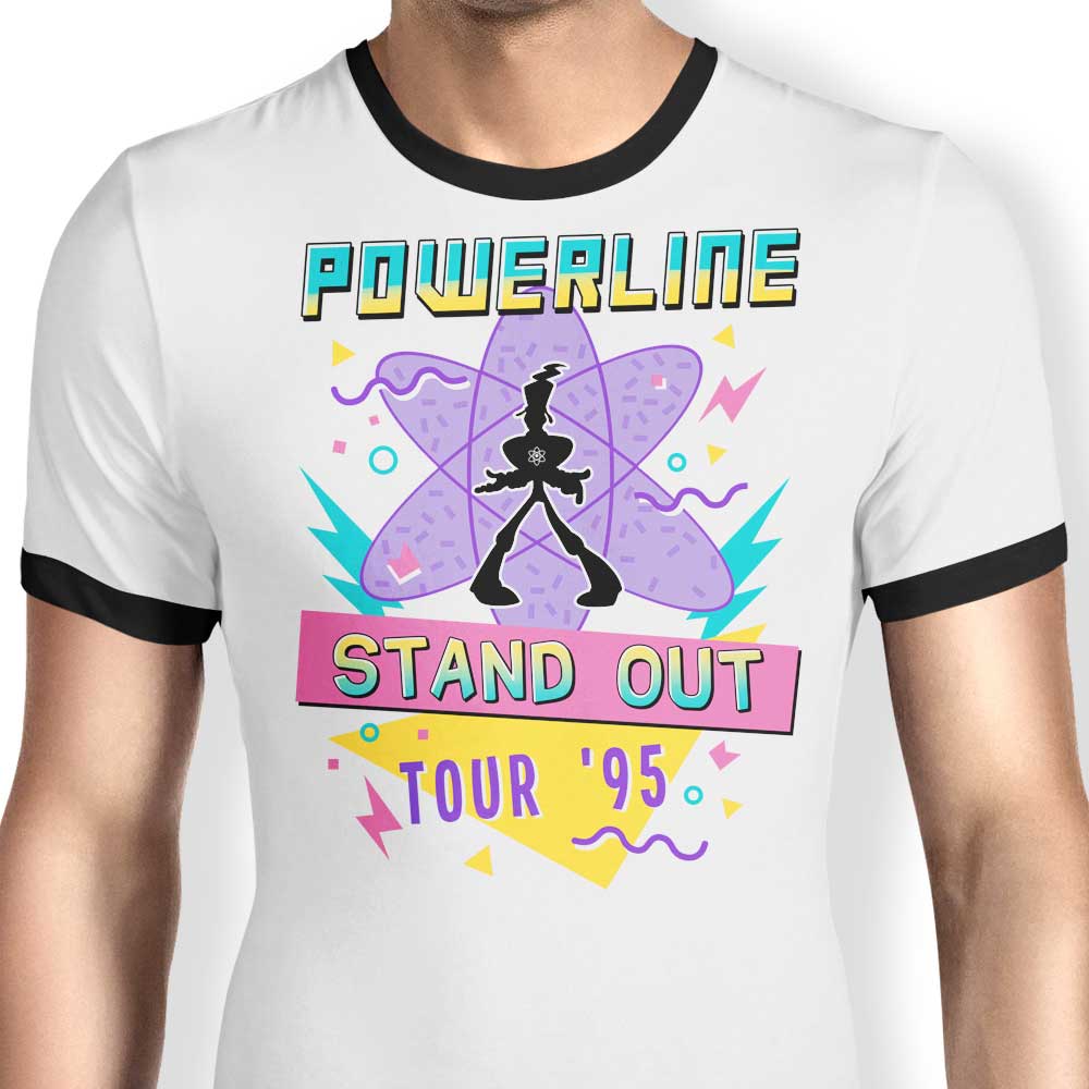 95' World Tour Ringer - Adult & Kids T-Shirts, Sweatshirts & Hoodies apparel design preview 1