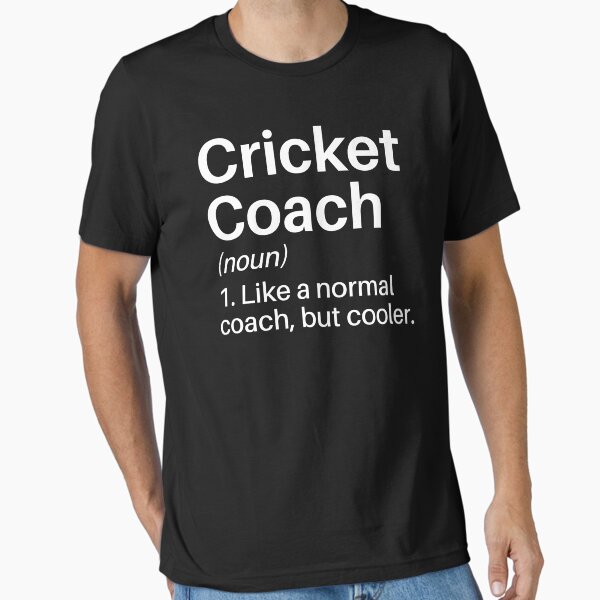 Cricket Coach Funny Definition: Gift Player - Adult & Kids T-Shirts, Sweatshirts & Hoodies apparel design preview 1