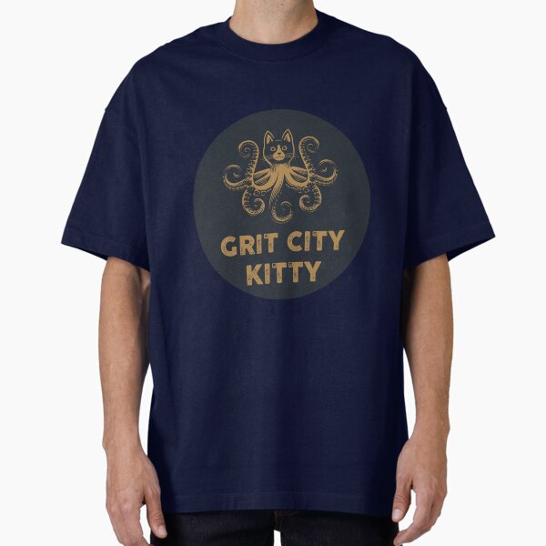 Circle Grit City Kitty - Adult & Kids T-Shirts, Sweatshirts & Hoodies apparel design preview 1