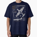 P-51 Mustang Pattern - Adult & Kids T-Shirts, Sweatshirts & Hoodies apparel design preview 1