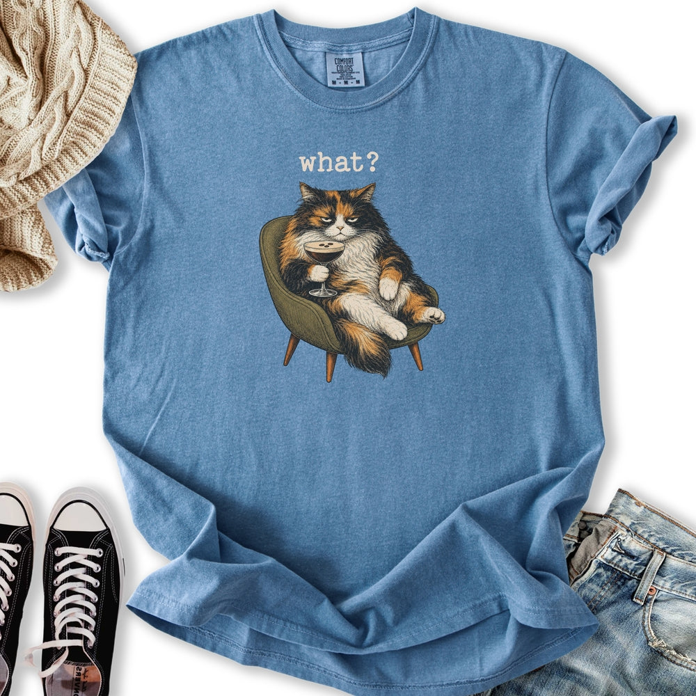 Grumpy Calico Cat - Adult & Kids T-Shirts, Sweatshirts & Hoodies apparel design preview 1