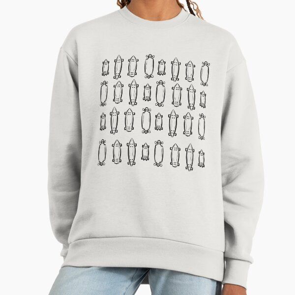 Longboard Pattern - Adult & Kids T-Shirts, Sweatshirts & Hoodies apparel design preview 1