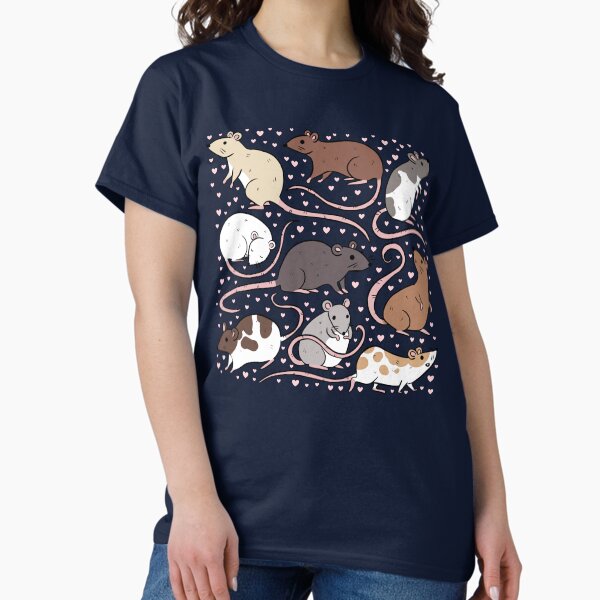 Cute pet rats pattern for rat owner - Adult & Kids T-Shirts, Sweatshirts & Hoodies apparel design preview 1