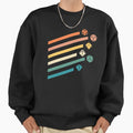 Retro Rainbow Polyhedral Dice Set Colors Tabletop RPG - Adult & Kids T-Shirts, Sweatshirts & Hoodies apparel design preview 1