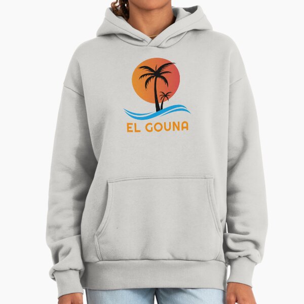 El Gouna Egypt Sunset Palm Trees And Blue Sea Waves - Adult & Kids T-Shirts, Sweatshirts & Hoodies apparel design preview 1
