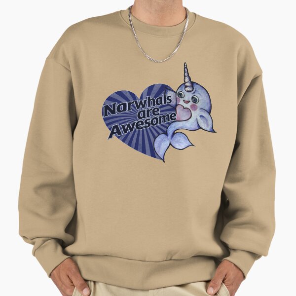 Narwhals are awesome - Adult & Kids T-Shirts, Sweatshirts & Hoodies apparel design preview 1