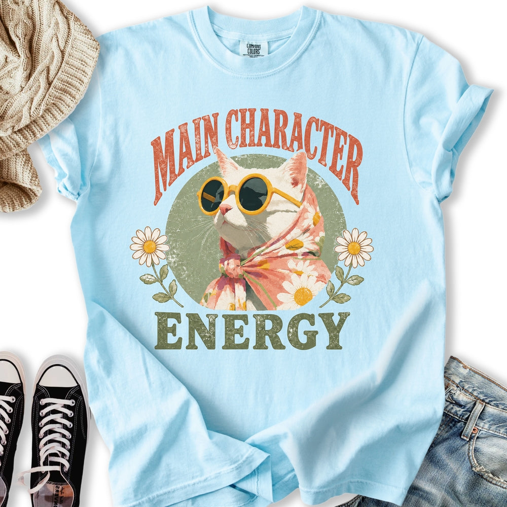Main Character Energy - Adult & Kids T-Shirts, Sweatshirts & Hoodies apparel design preview 1