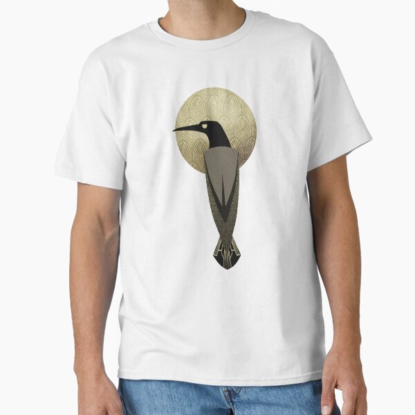 Art deco crow - Adult & Kids T-Shirts, Sweatshirts & Hoodies apparel design preview 1