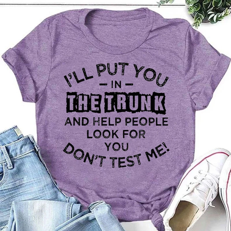 I'll Put You In Fashion Letter Print Women Slogan - Adult & Kids T-Shirts, Sweatshirts & Hoodies apparel design preview 1
