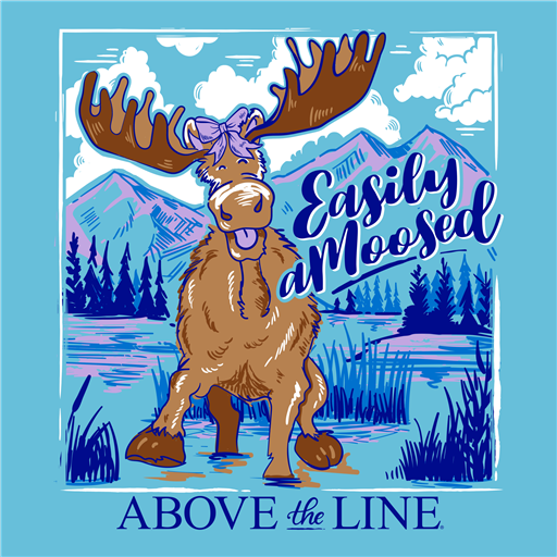 Couture Above The Line Collection Easily Amoosed - Adult & Kids T-Shirts, Sweatshirts & Hoodies apparel design preview 2