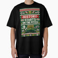History Starts On The Pitch Football Sports - Adult & Kids T-Shirts, Sweatshirts & Hoodies apparel design preview 1
