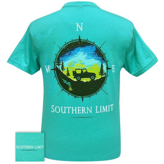 Southern Limits Compass - Adult & Kids T-Shirts, Sweatshirts & Hoodies apparel design preview 2