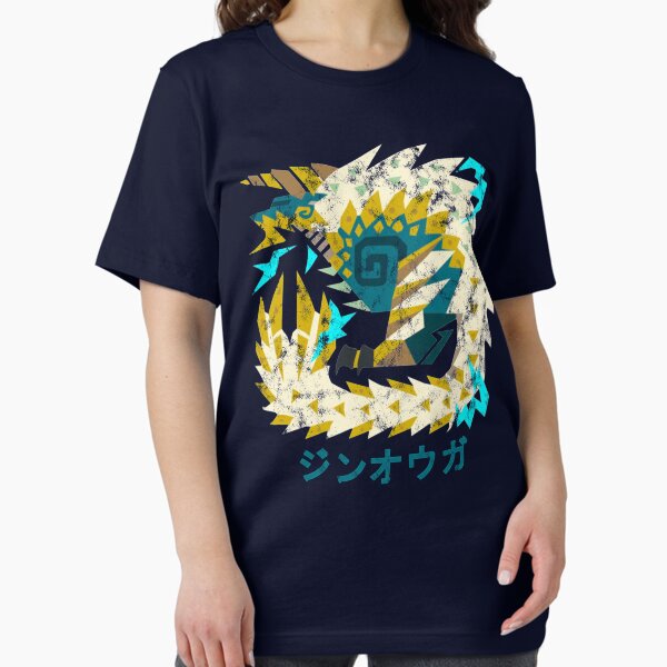 Monster Hunter World Iceborne Zinogre Kanji Icon - Adult & Kids T-Shirts, Sweatshirts & Hoodies apparel design preview 1