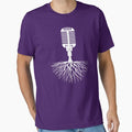Musical Roots (Microphone) - Adult & Kids T-Shirts, Sweatshirts & Hoodies apparel design preview 1