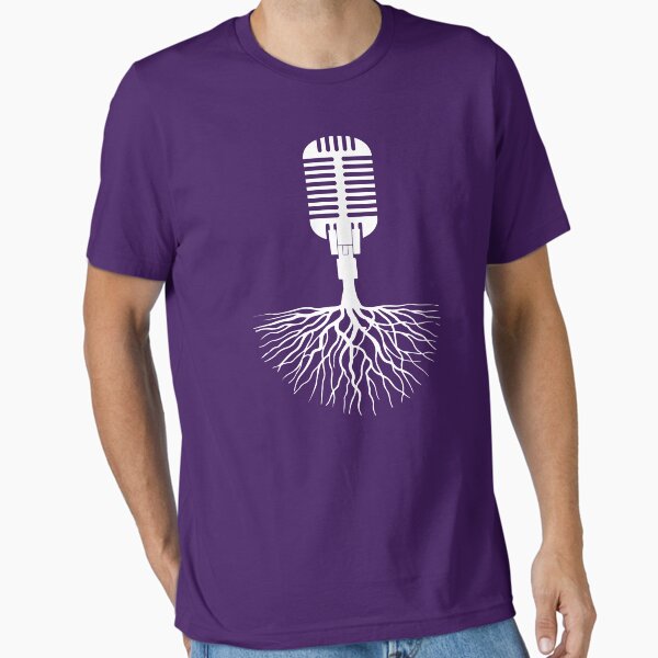 Musical Roots (Microphone) - Adult & Kids T-Shirts, Sweatshirts & Hoodies apparel design preview 1