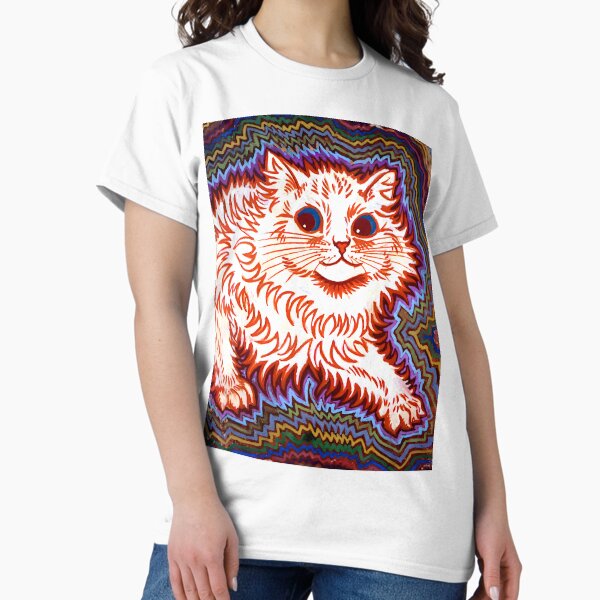 Electric Kaleidoscope Cat Louis Wain - Adult & Kids T-Shirts, Sweatshirts & Hoodies apparel design preview 1