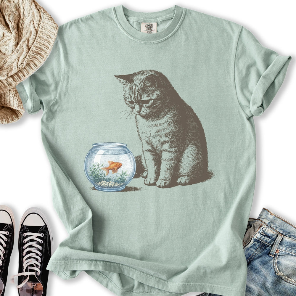 Curious Kitten - Adult & Kids T-Shirts, Sweatshirts & Hoodies apparel design preview 2
