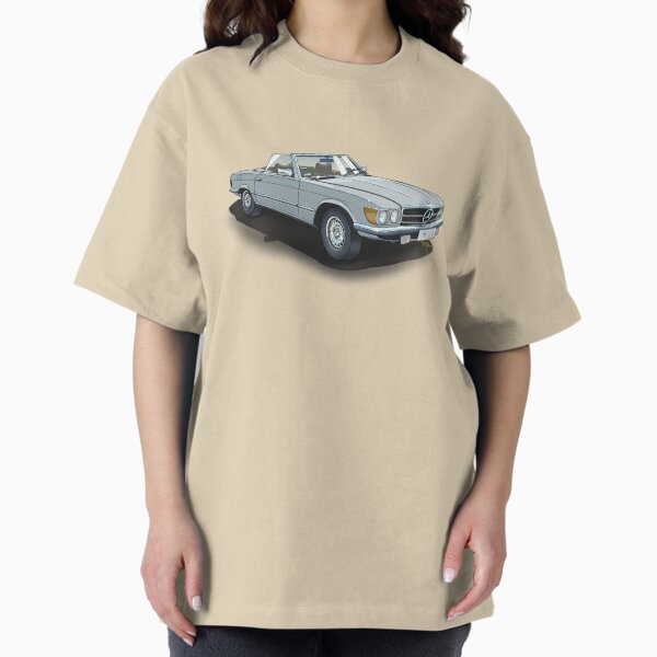 Mercedes 450SL (R107) Color Illustration - Adult & Kids T-Shirts, Sweatshirts & Hoodies apparel design preview 1