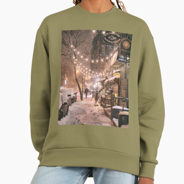 East Village in the Snow New York City - Adult & Kids T-Shirts, Sweatshirts & Hoodies apparel design preview 1