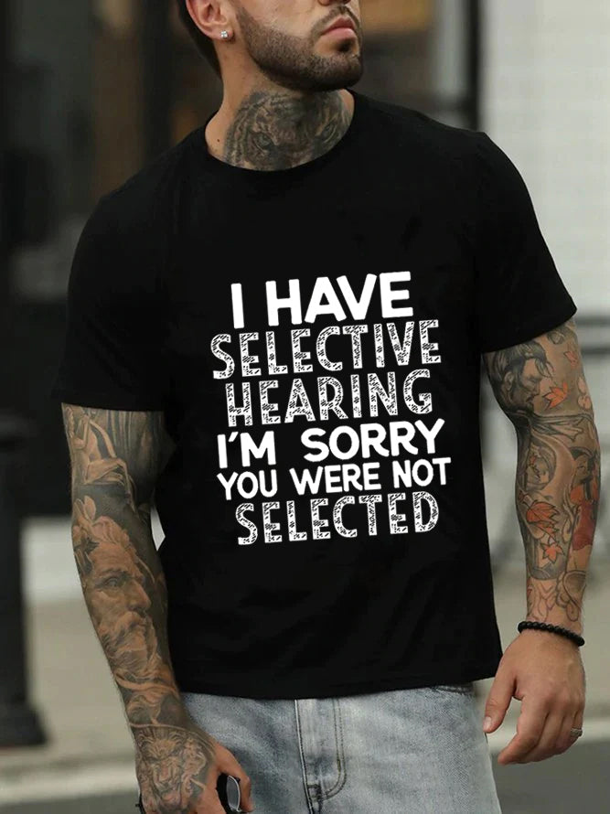 I Have Selective Print Men Slogan - Adult & Kids T-Shirts, Sweatshirts & Hoodies apparel design preview 3