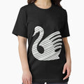 Swan Template Legendary Animals - Adult & Kids T-Shirts, Sweatshirts & Hoodies apparel design preview 1