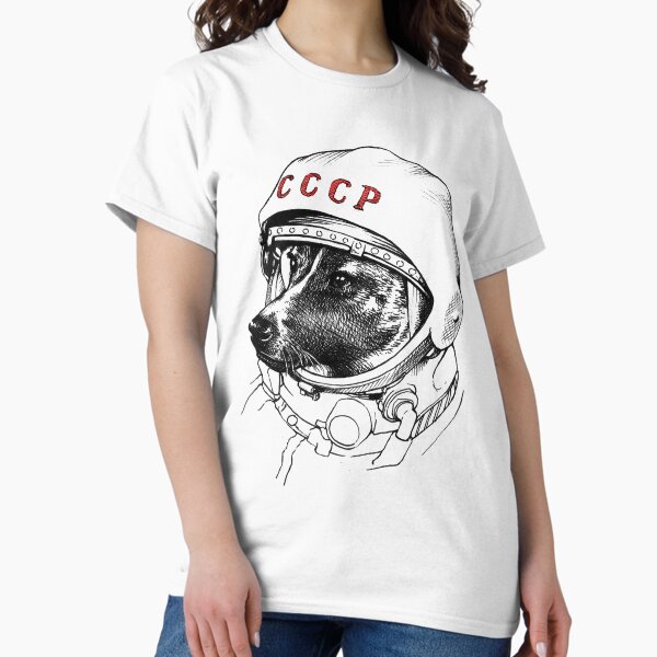 Laika, space traveler - Adult & Kids T-Shirts, Sweatshirts & Hoodies apparel design preview 1