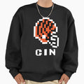 Cincinnati Bengals (Tecmo Super Bowl Football Helmet) - Adult & Kids T-Shirts, Sweatshirts & Hoodies apparel design preview 1