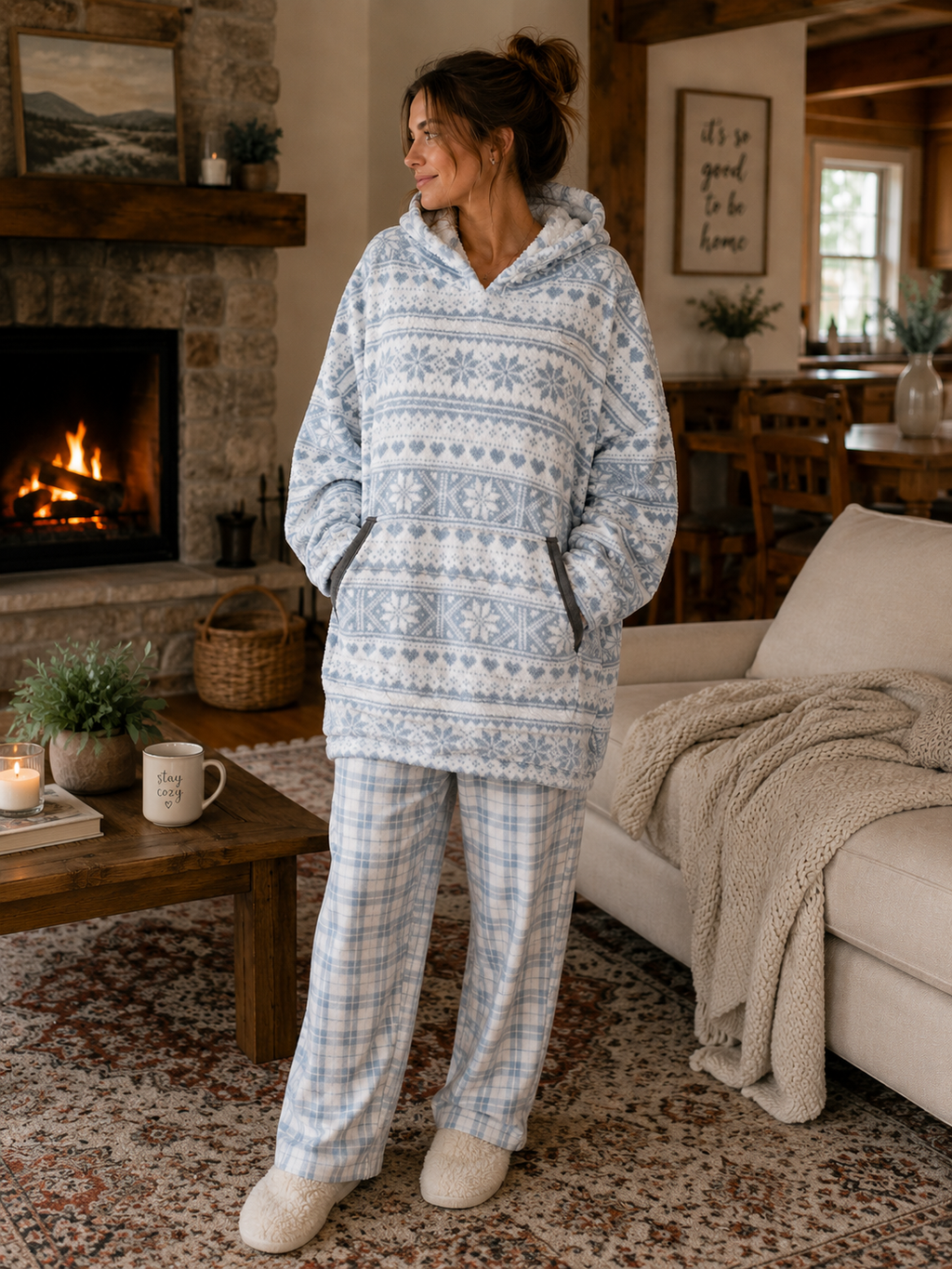 Simply Southern Patterns Ultra Soft Poncho Wearable - Adult & Kids T-Shirts, Sweatshirts & Hoodies apparel design preview 2