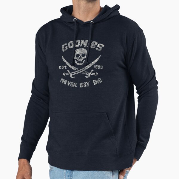 The Goonies Never Say Die Worn Out - Adult & Kids T-Shirts, Sweatshirts & Hoodies apparel design preview 1