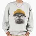 Otter Wearing Beanie Portrait - Adult & Kids T-Shirts, Sweatshirts & Hoodies apparel design preview 1