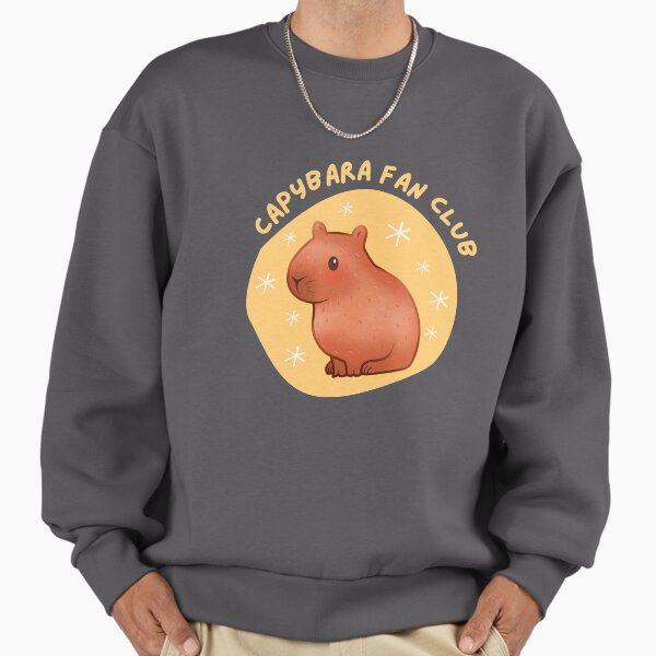 Cute Pastel Capybara Fan Club - Adult & Kids T-Shirts, Sweatshirts & Hoodies apparel design preview 1
