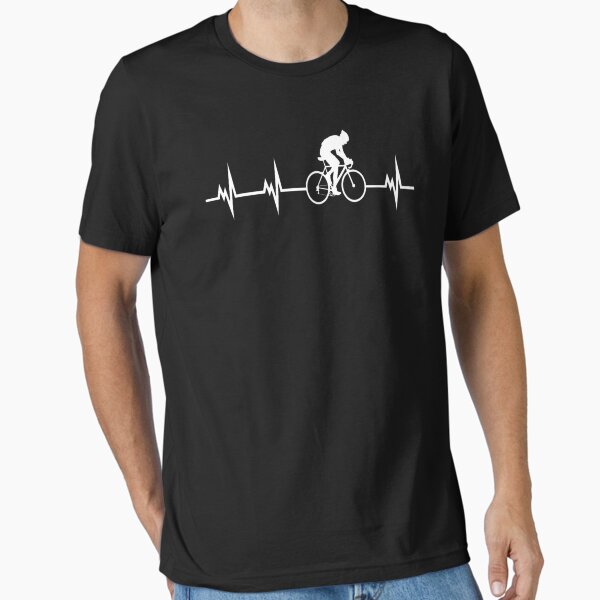 Cycling in a heartbeat - Adult & Kids T-Shirts, Sweatshirts & Hoodies apparel design preview 1