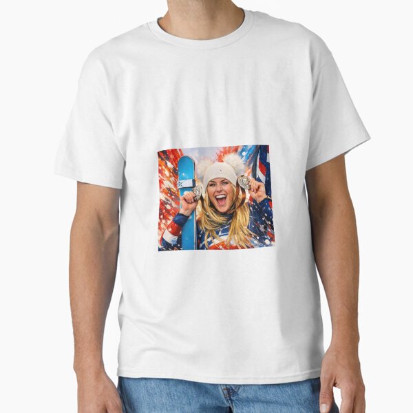 Winter games Lindsey Vonn - Adult & Kids T-Shirts, Sweatshirts & Hoodies apparel design preview 1