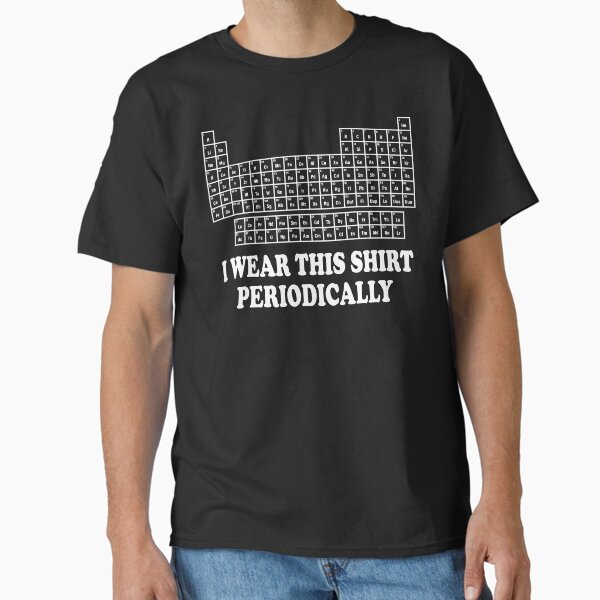 I Wear This Periodically Funny Science Humor Graphic - Adult & Kids T-Shirts, Sweatshirts & Hoodies apparel design preview 1