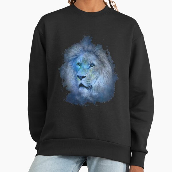 Blue lion WoWWW!! - Adult & Kids T-Shirts, Sweatshirts & Hoodies apparel design preview 1
