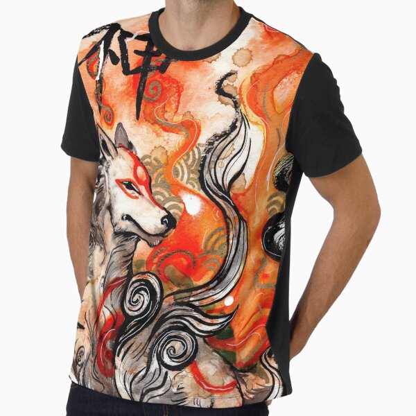 Okami Amaterasu Graphic - Adult & Kids T-Shirts, Sweatshirts & Hoodies apparel design preview 1