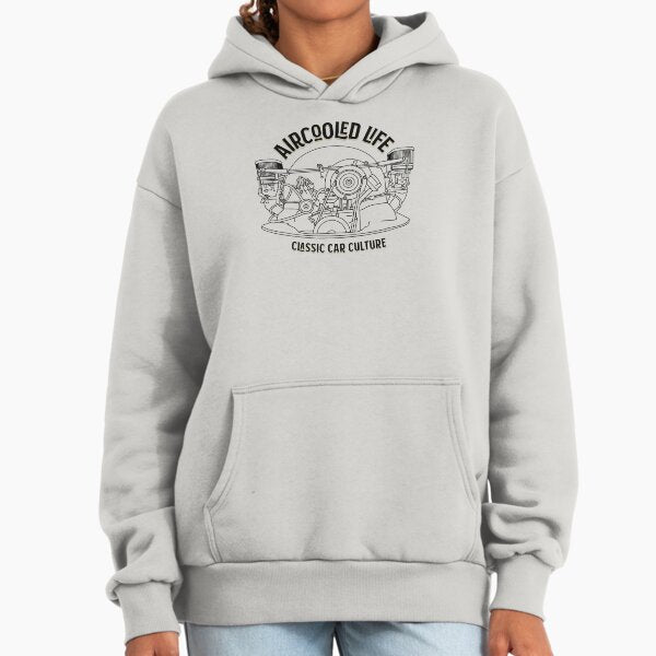 Aircooled Life Classic Car Culture (Type 1 engine) - Adult & Kids T-Shirts, Sweatshirts & Hoodies apparel design preview 1