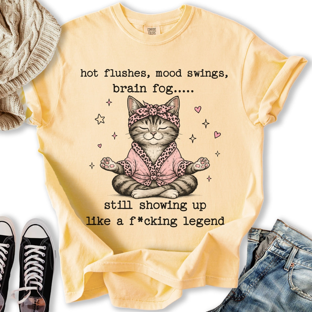 Menopause Cat - Adult & Kids T-Shirts, Sweatshirts & Hoodies apparel design preview 2