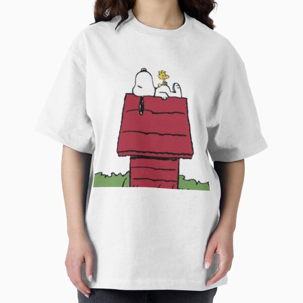 Snoopy Woodstock Chill on the Doghouse Roof - Adult & Kids T-Shirts, Sweatshirts & Hoodies apparel design preview 1