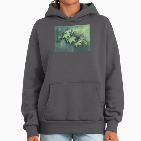 Japanese Maple Watercolor Painting - Adult & Kids T-Shirts, Sweatshirts & Hoodies apparel design preview 1